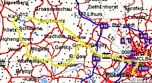 Karte Havelberg
