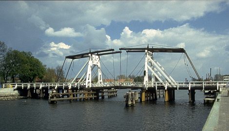 Zugbrücke in Greifswald-Wieck