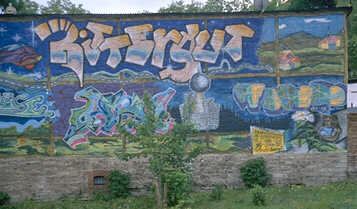 Manor Luetzensommern (Thueringen) - Graffitti